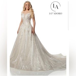 Lo Adoro M782 Wedding Gown Bridal Dress Mary's Bridal Rachel Allan Loadoro